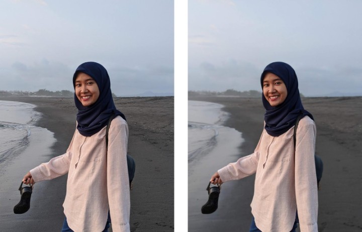 Contoh hasil Portrait Mode di ponsel Xiaomi menggunakan Google Camera