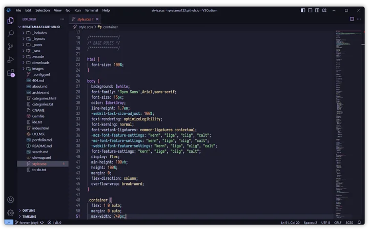 Catppuccin theme for VSCode